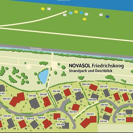 Friedrichskoog-Deichblick 5 Villa Bagian luar foto